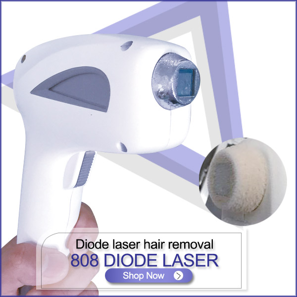 Máquina da remoção do cabelo do diodo láser 808 nanômetro de Handpiece da barra de Alemanha 6, máquina da depilação do laser