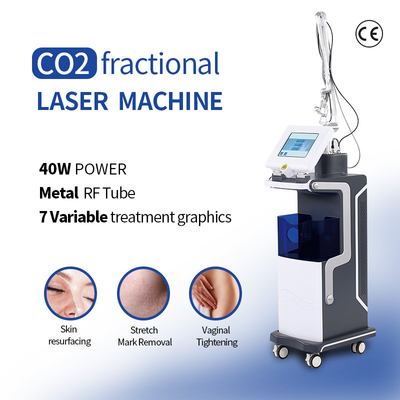 Máquina de laser fracionada de CO2 para revitalizar a pele com função de rejuvenescimento vaginal