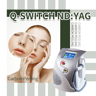 LCD para remoção de tatuagem Q Switch Pico Nd Yag Laser Máquina facial a laser de carbono