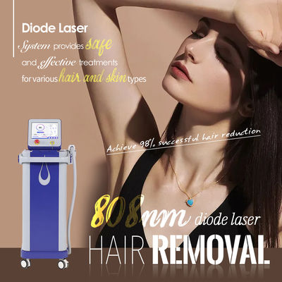 Alto poder 808nm diodo Laser Hair remoção beleza equipamentos com 220V±22V para remoção de pêlos