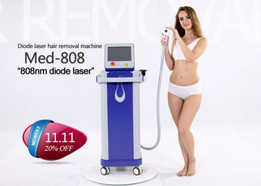 máquina permanente do laser da remoção do cabelo 808nm, máquina indesejável da remoção do cabelo