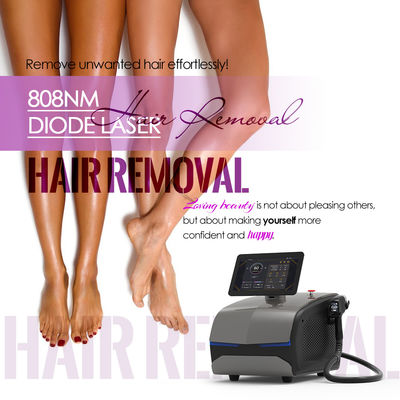Máquina de remoção de cabelo de diodo laser de 4 ondas