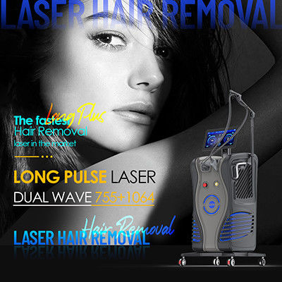 Eliminação de pelos a laser de longo pulso sem esforço