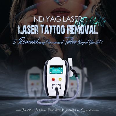 Máquina de remoção de tatuagens a laser ND YAG Q Switch Laser Pigment Removal
