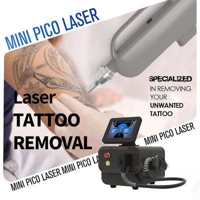 Máquina de remoção de tatuagens portátil Q Switch ND YAG Laser Mini Pico