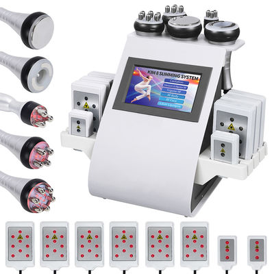 Máquina avançada de emagrecimento a laser Lipo 6 em 1 com vácuo de cavitação RF