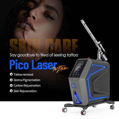 Máquina de remoção de tatuagens Pico Laser Q Switch Nd Yag Alta Energia