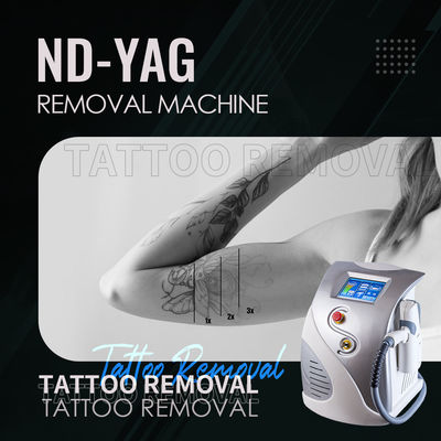 ND YAG Laser 1064nm 532nm Máquina de remoção de tatuagens 1320nm Carbon Peeling