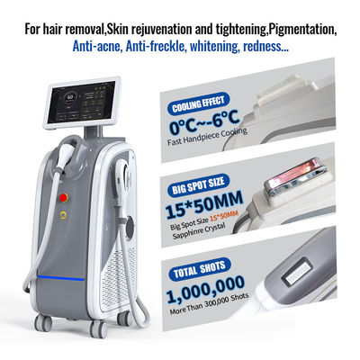 2 em 1 Máquina de beleza multifuncional 2 Máquina de IPL a laser de diodo
