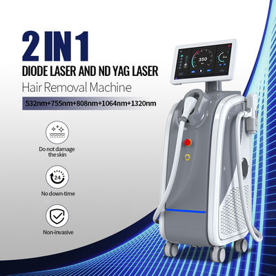 Nova máquina de remoção de tatuagens de 808nm sem dor, sistema 2 em 1