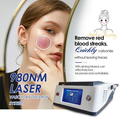 Máquina de remoção vascular 980nm Laser Equipamento de remoção de veias de aranha